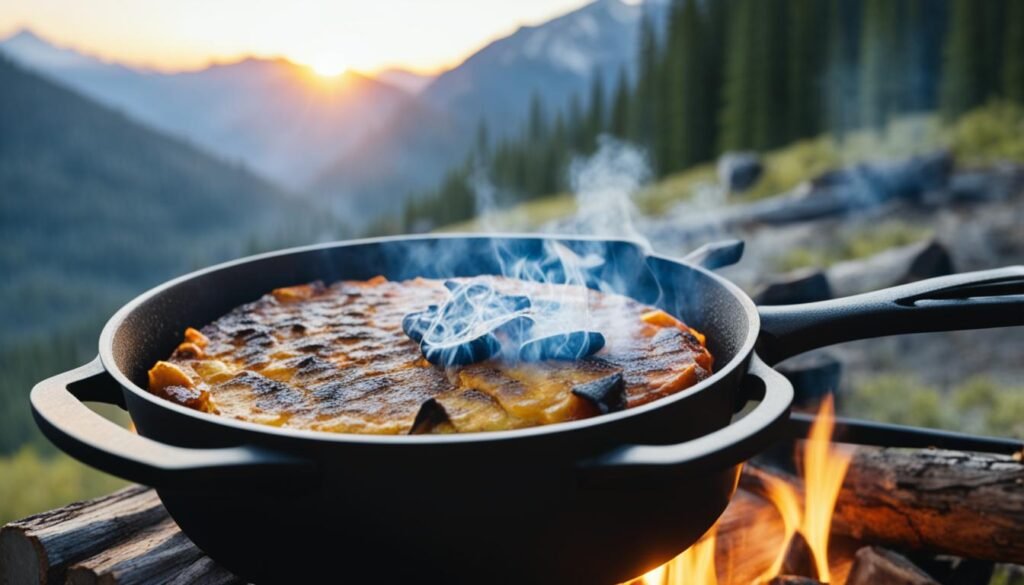 Campfire Breakfast Cooking Safety