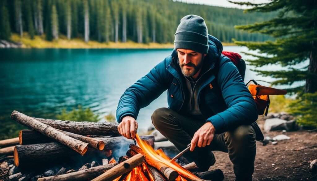 Campfire Cooking Chicken