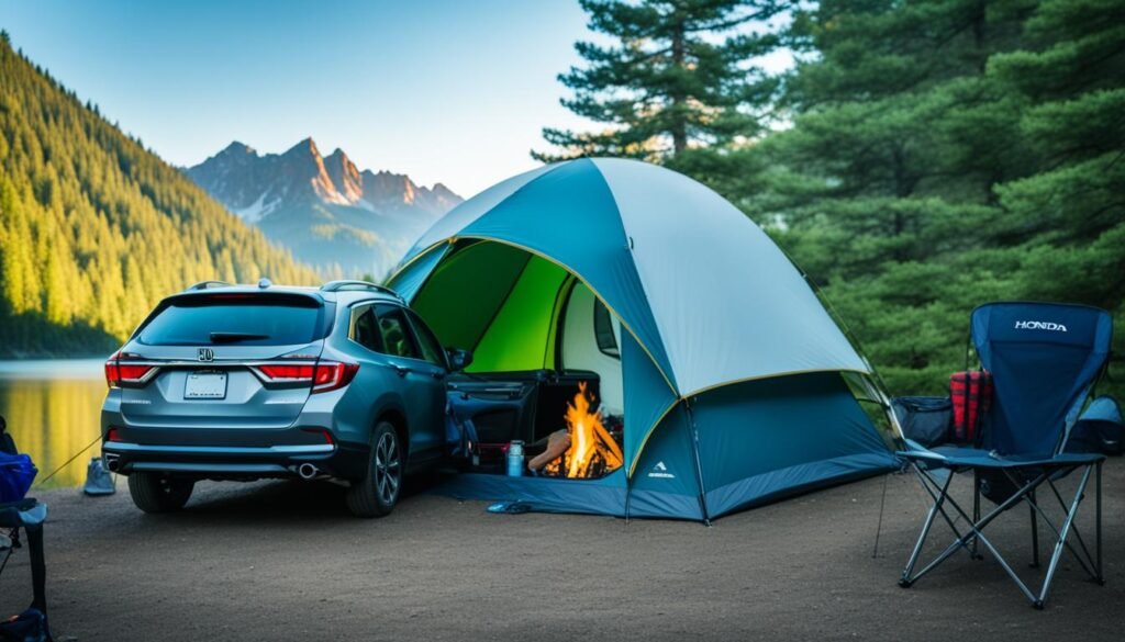 Honda car camping