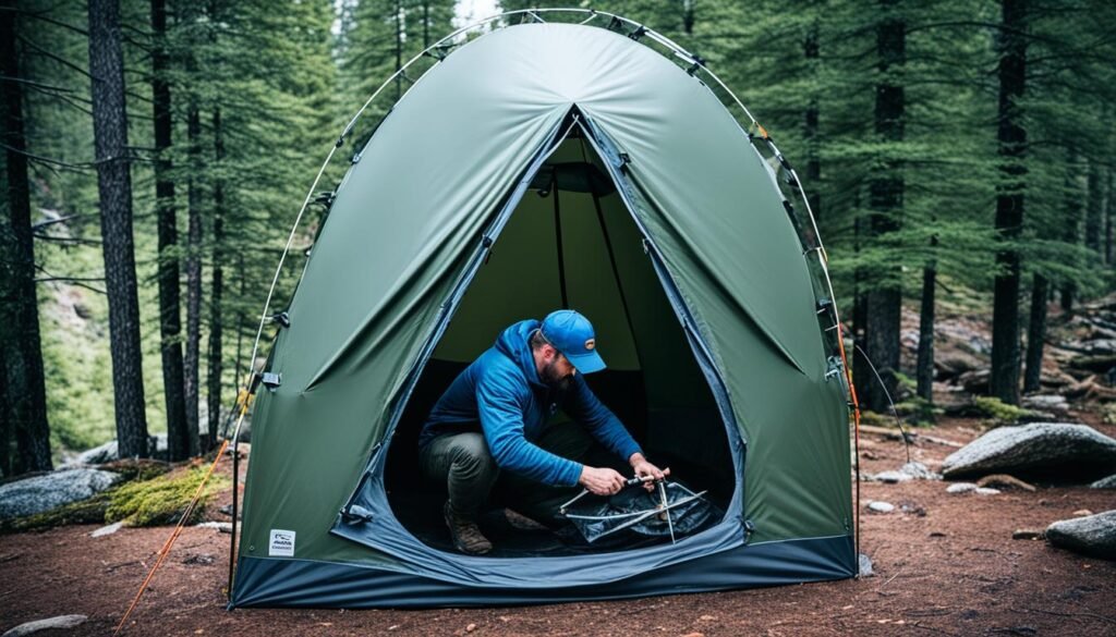 How to Set Up a Wall Tent Without a Frame