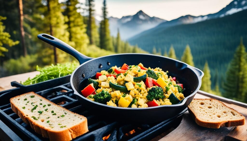 Vegetarian Camping Breakfasts