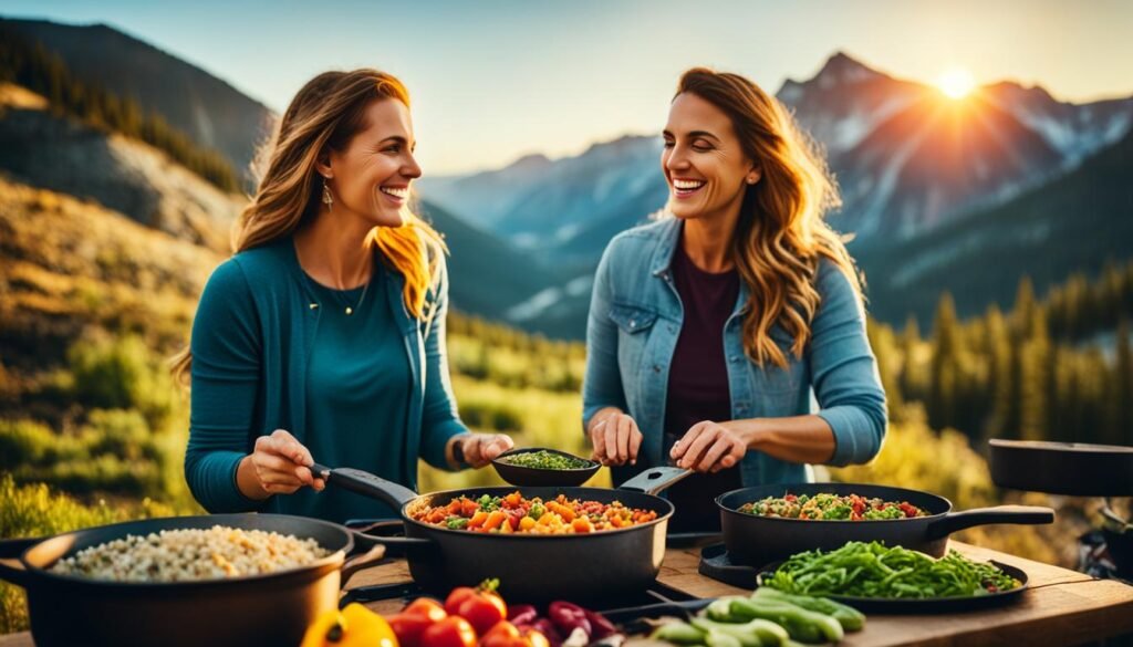 Vegetarian Camping Dinners