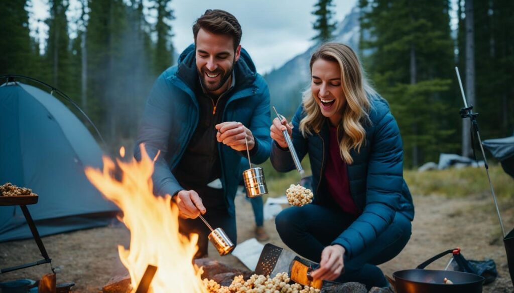 alternative methods for cooking popcorn outdoors