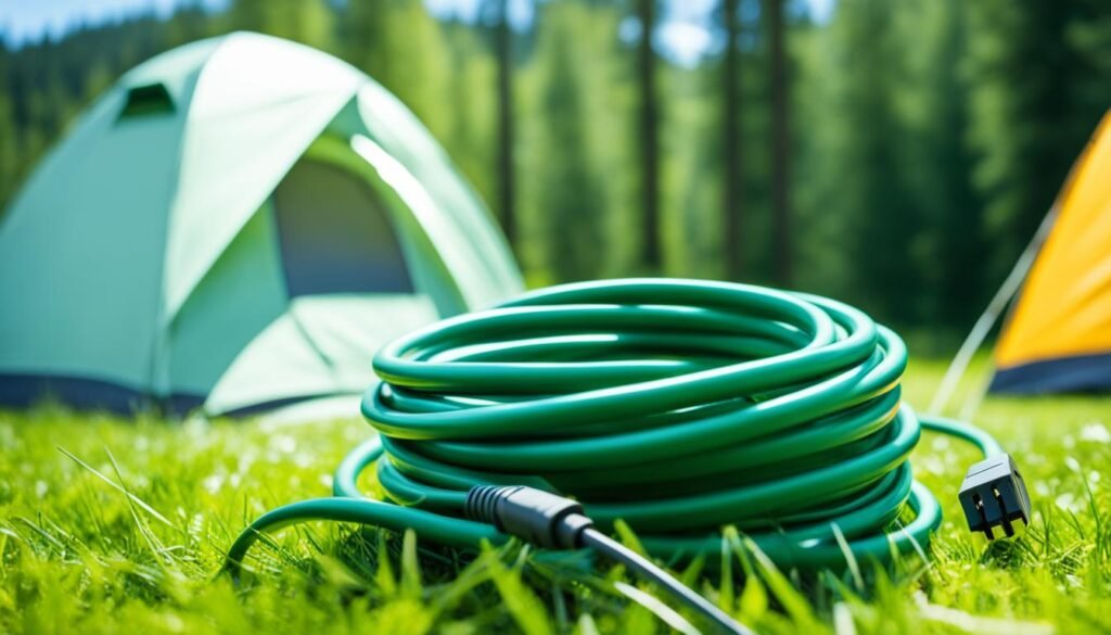 camping essentials electrical hook up