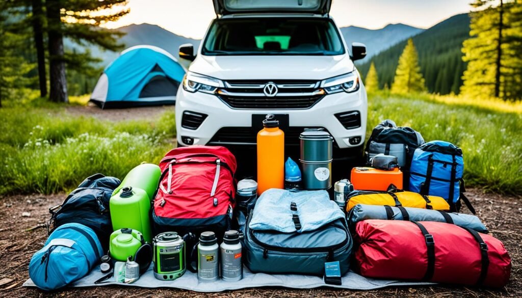 car camping gear