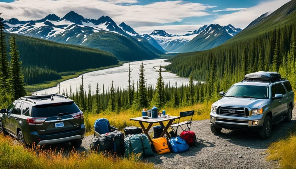 car camping in Alaska tips