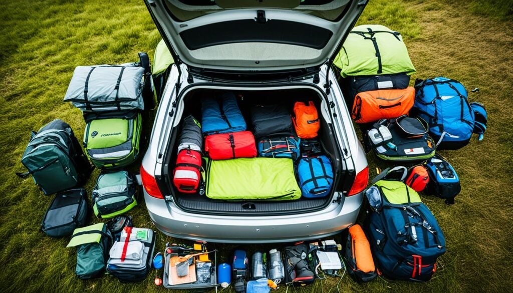 car camping packing list