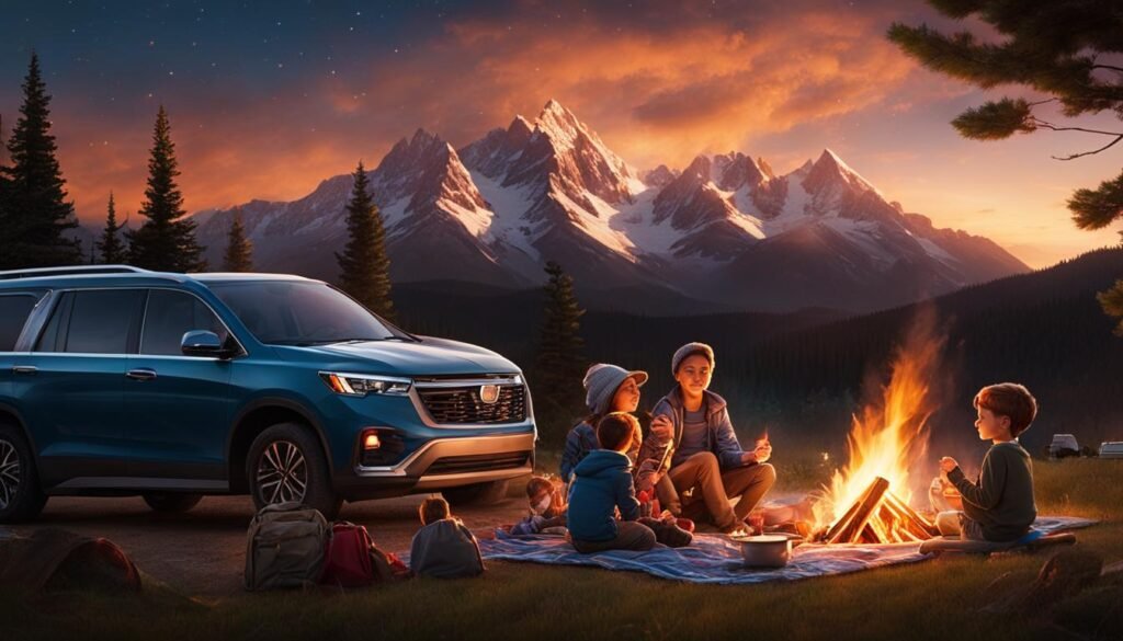 car camping with kids