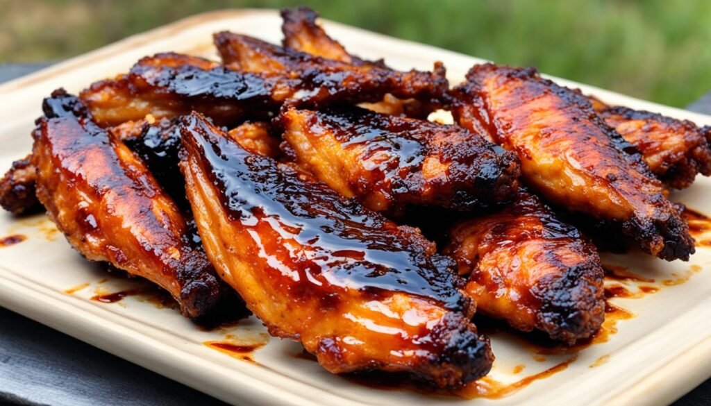 delicious campfire chicken wings