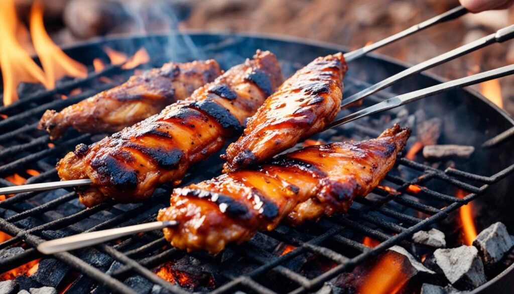 easy campfire chicken wings