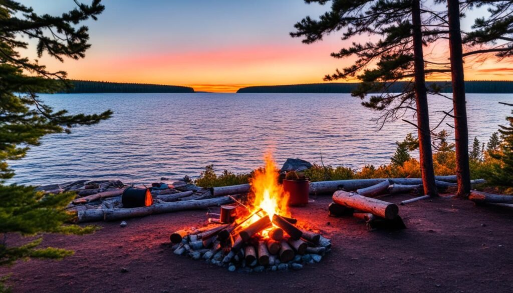 free camping in the upper peninsula image