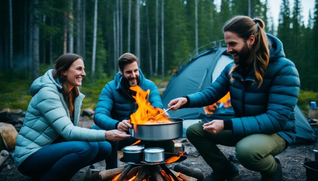 how to cook a cake on a campfire