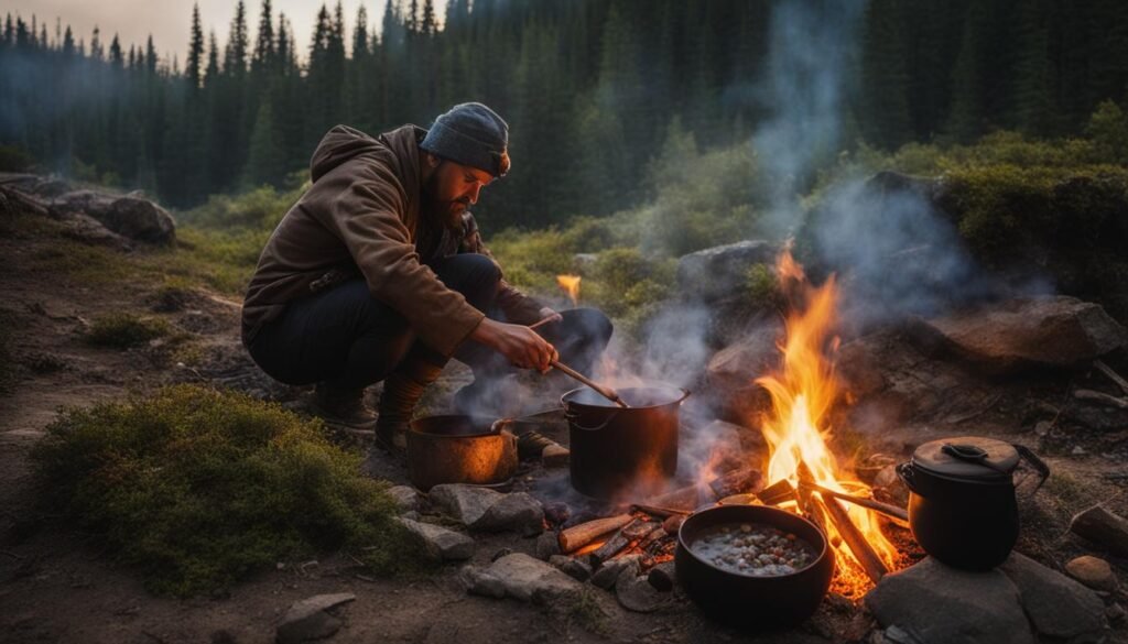 how to cook on a campfire