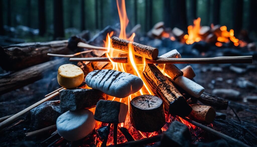 how to cook s'mores on campfire