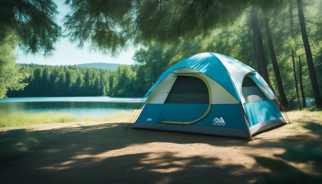 how to cool a tent without electricity