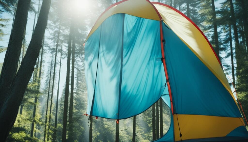 how to dry a tent