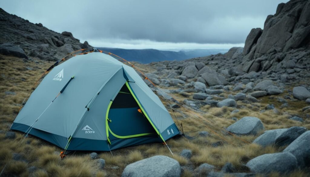 how to keep tent from blowing away