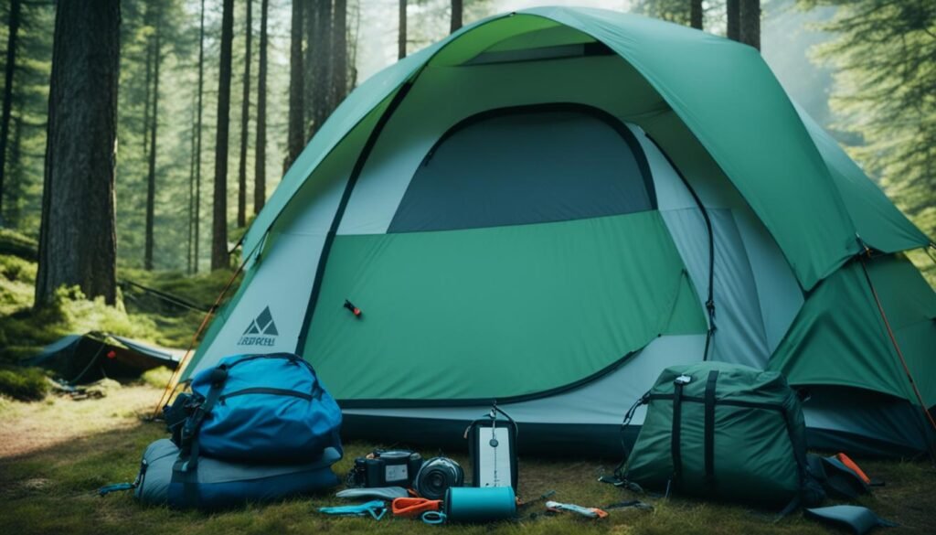 how to lock a tent