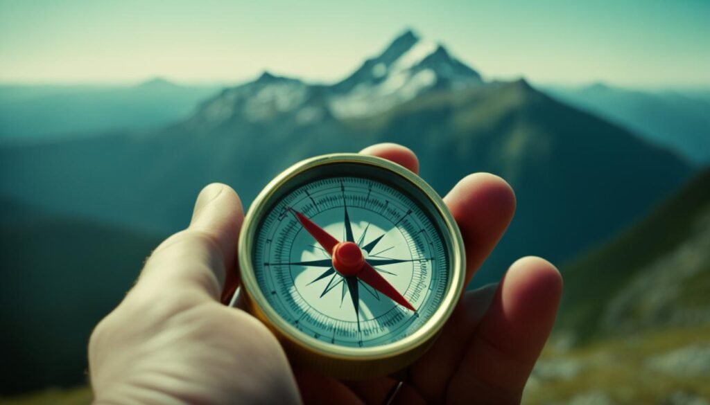 how to navigate with a compass without a map