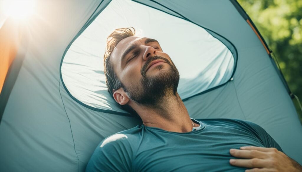 sleep in wet t-shirt