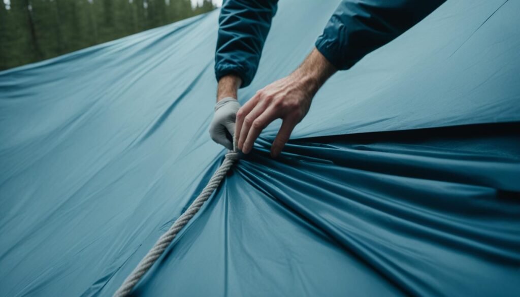 tarp tent tips