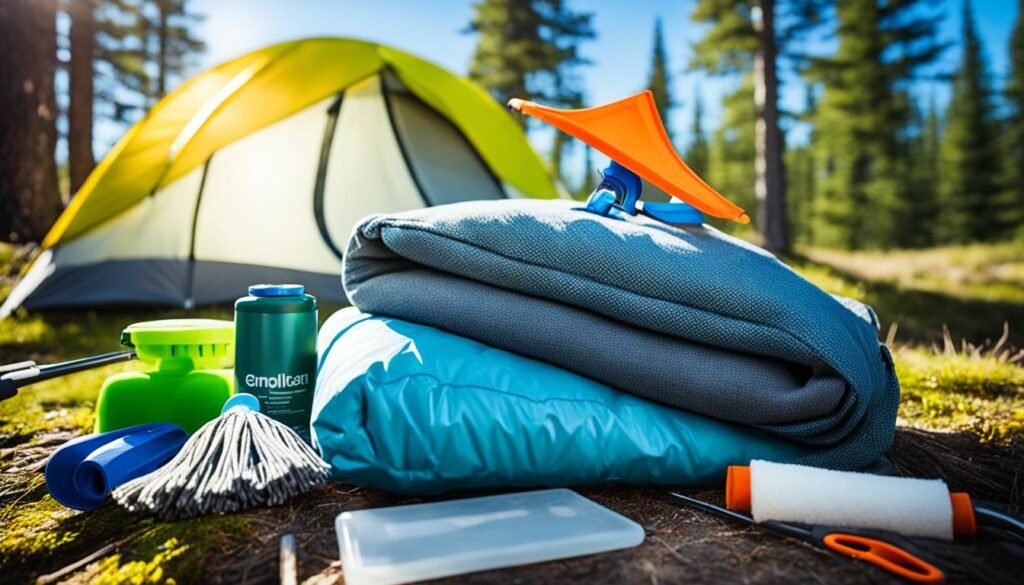 tips for keeping a tent clean