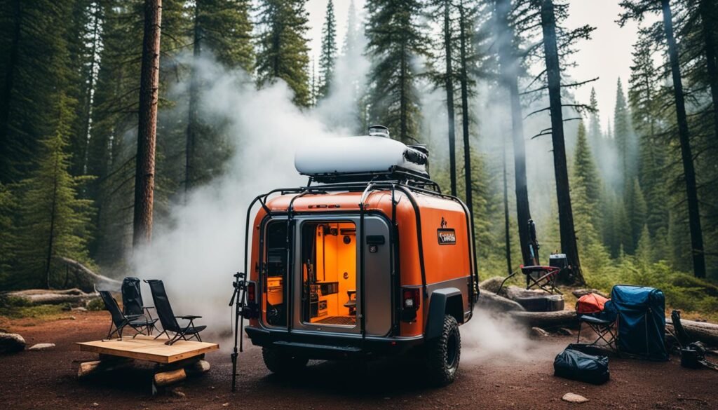 vehicle-mounted showers