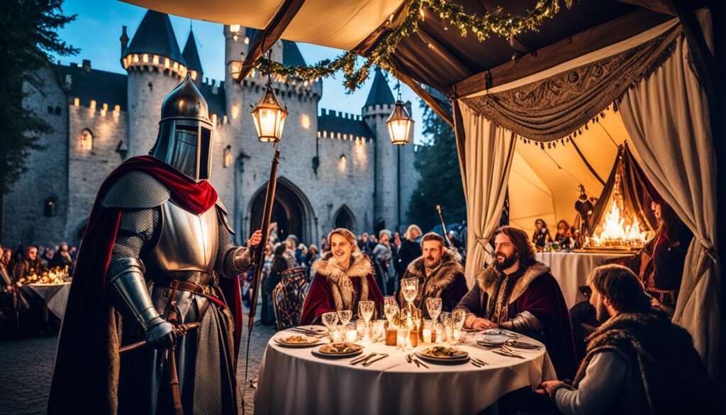 History of Medieval Glamping