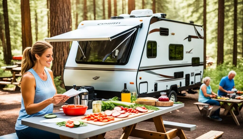 Planning meals for RV Camping