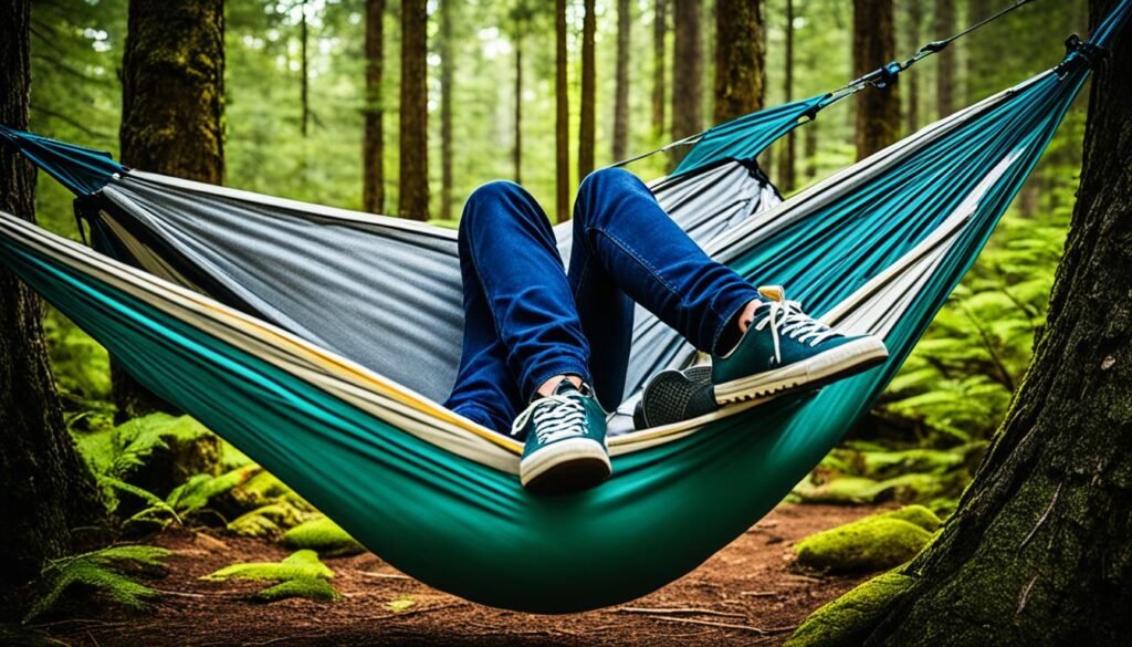 Where to Put Shoes When Hammock Camping