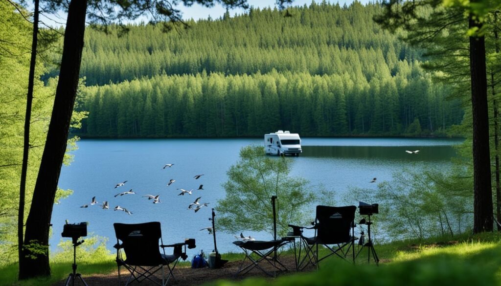 birdwatching in rv camping