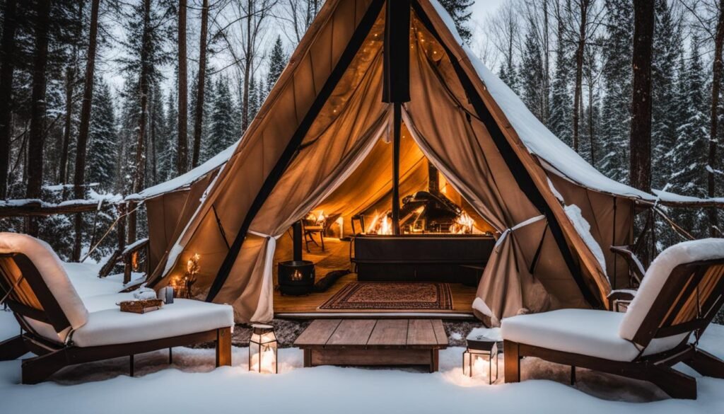 glamping amenities