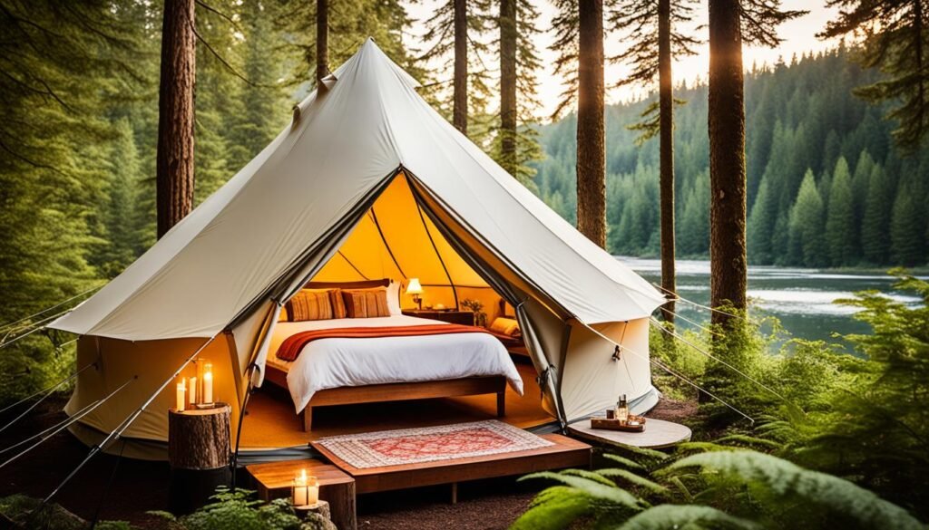 glamping and nature