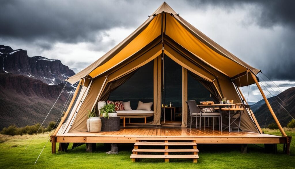 how long does a glamping tent last