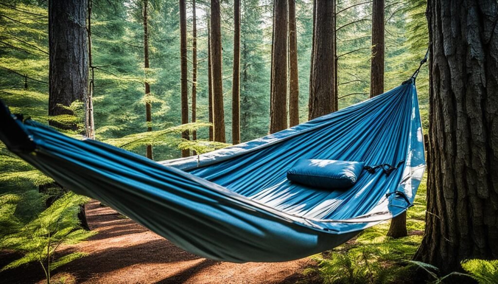 is hammock camping lighter