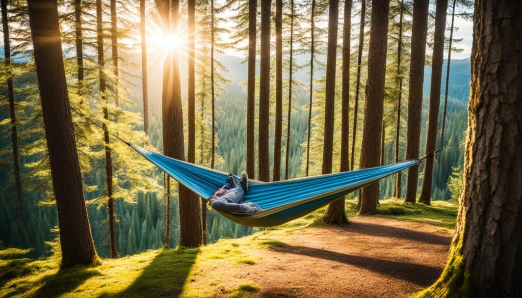 protection and convenience of hammock camping