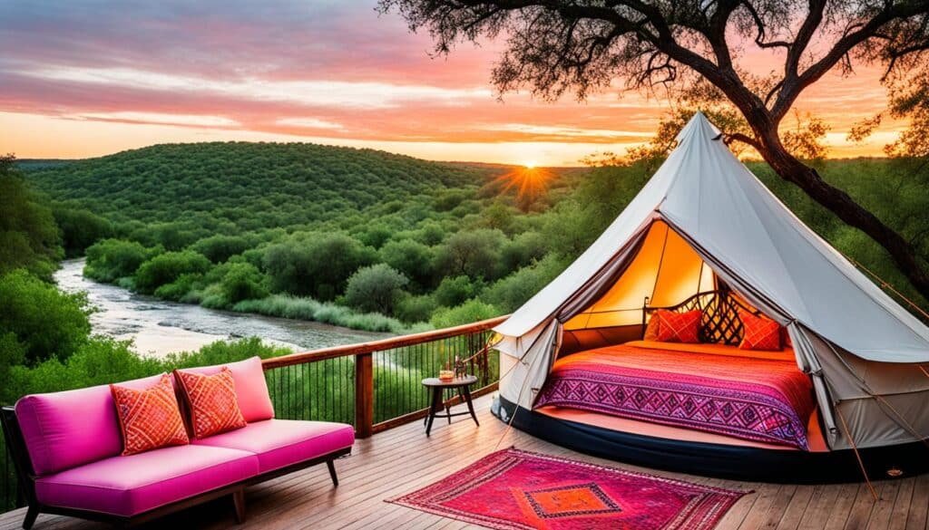 unique glamping experiences in texas