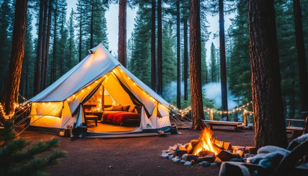 where can I go glamping