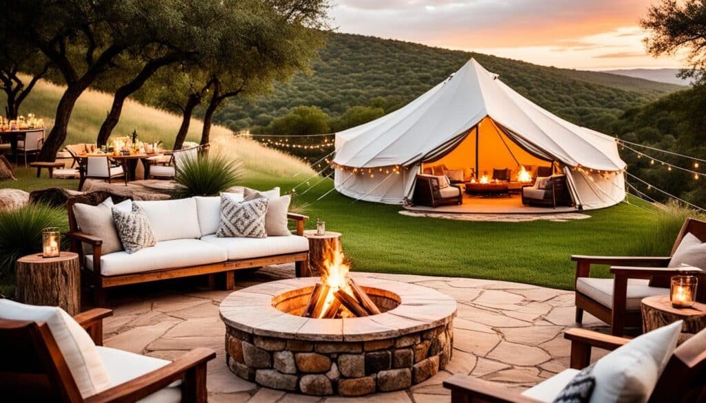 where can I go glamping in texas