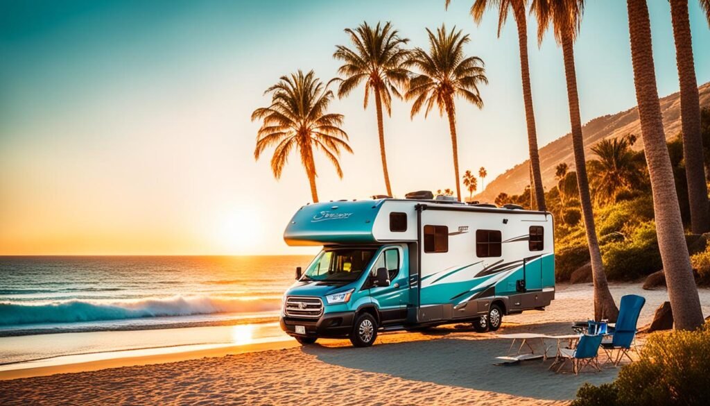 where can you rv camp on the beach