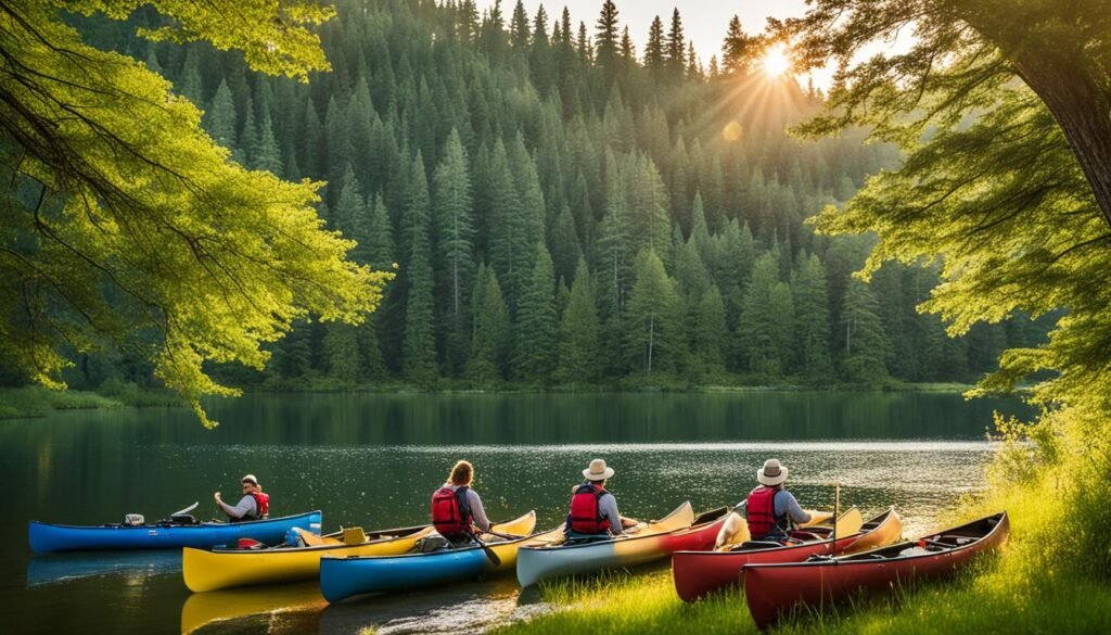 where to go canoe camping